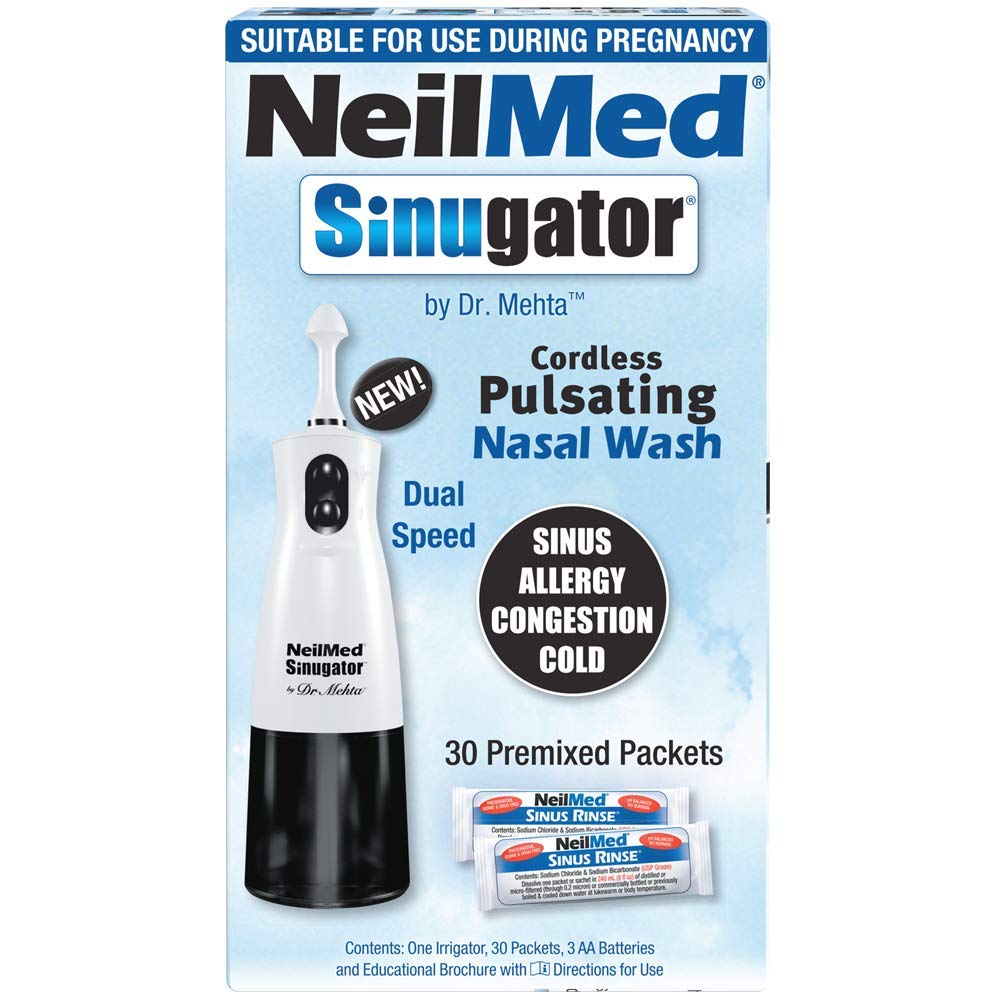 Premixed USP-grade saline packets for consistent, gentle rinses.