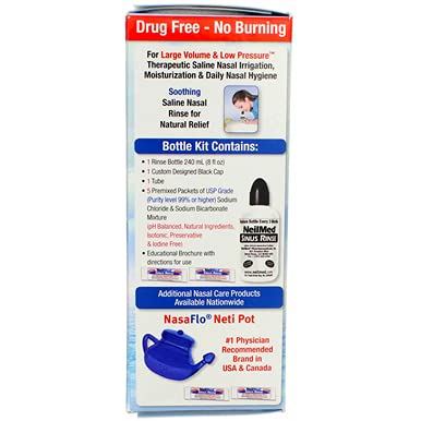Bathroom scene showing daily nasal hygiene routine