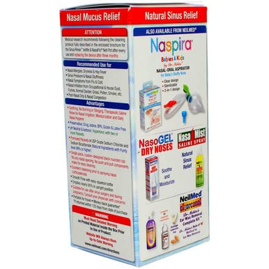 Travel case included for on-the-go nasal care