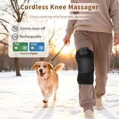Nekteck cordless knee massager USB-C charging for up to four hours