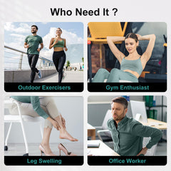 Nekteck cordless leg massager rechargeable battery supports wireless, on-the-go sessions