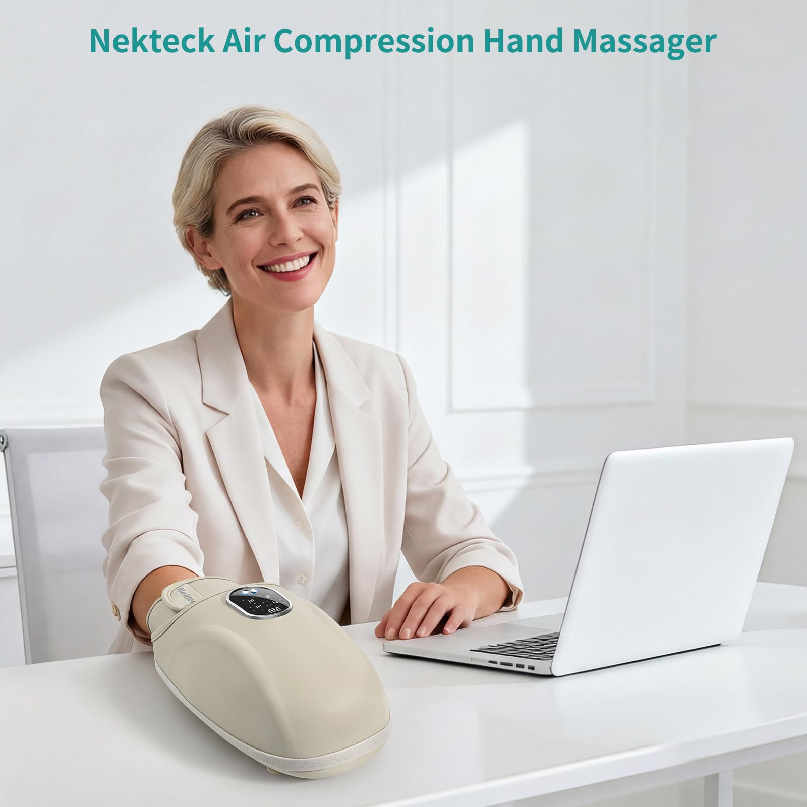 Nekteck hand massager ideal gift for stressed hands and caregivers
