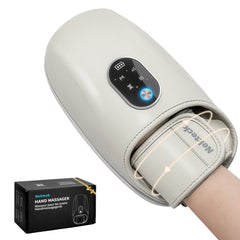 Nekteck hand massager with heat therapy soothes tired hands during work