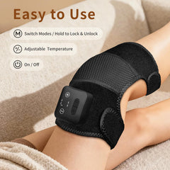 Nekteck knee massager heat coverage provides 360° relaxation across the knee area