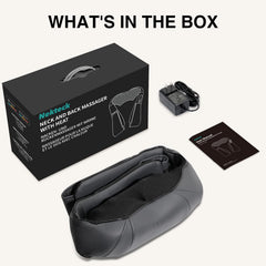 Nekteck Shiatsu Neck Massager gift-ready packaging suggests a thoughtful wellness gift.