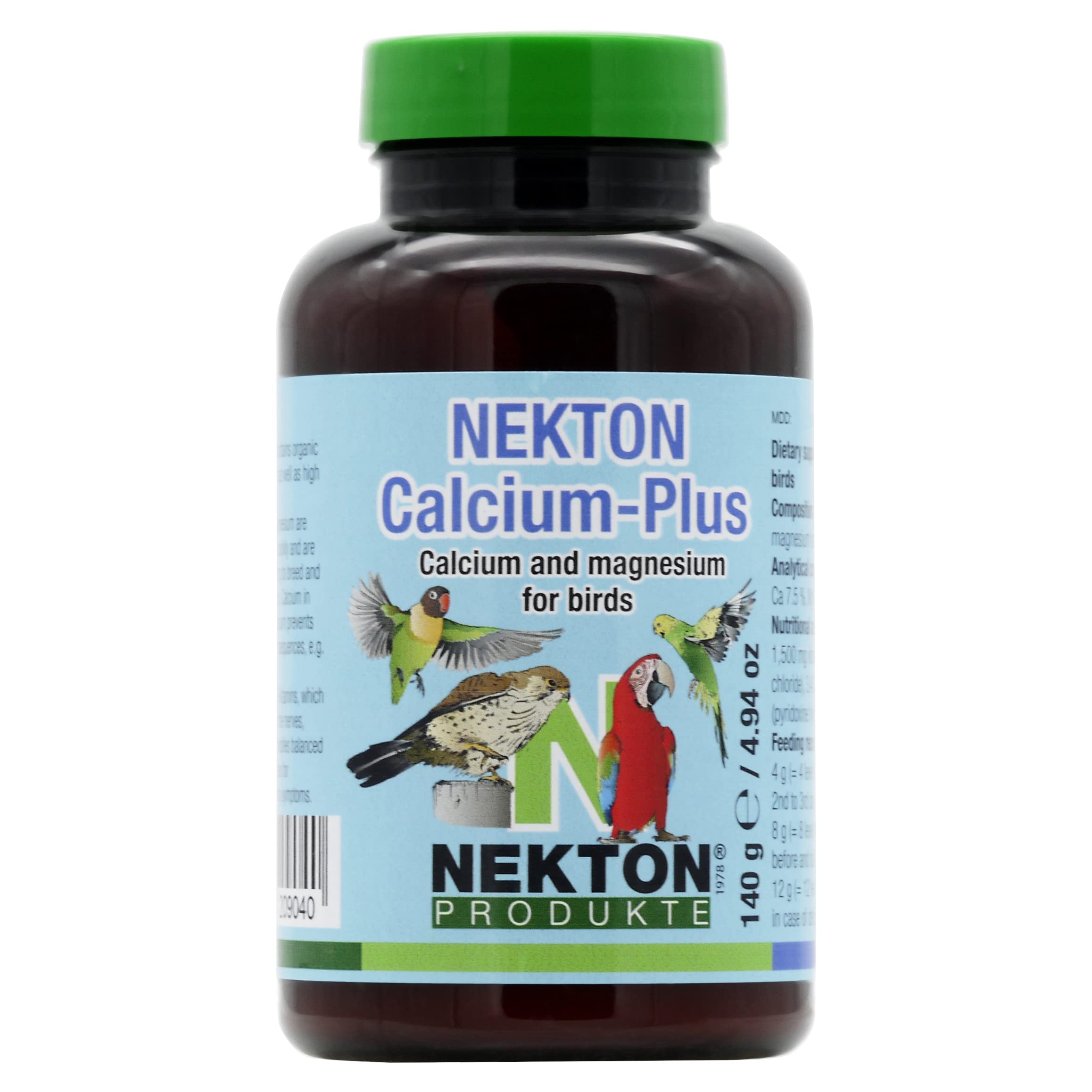 Nekton Calcium Plus bottle ready for calcium supplementation during breeding