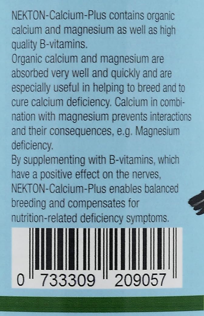 Nekton Calcium Plus used during breeding stress period