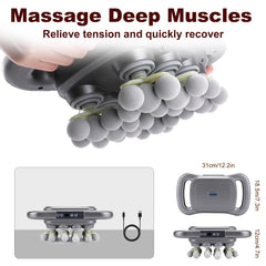 nektron 28-head massage gun in use on shoulder to relieve tension