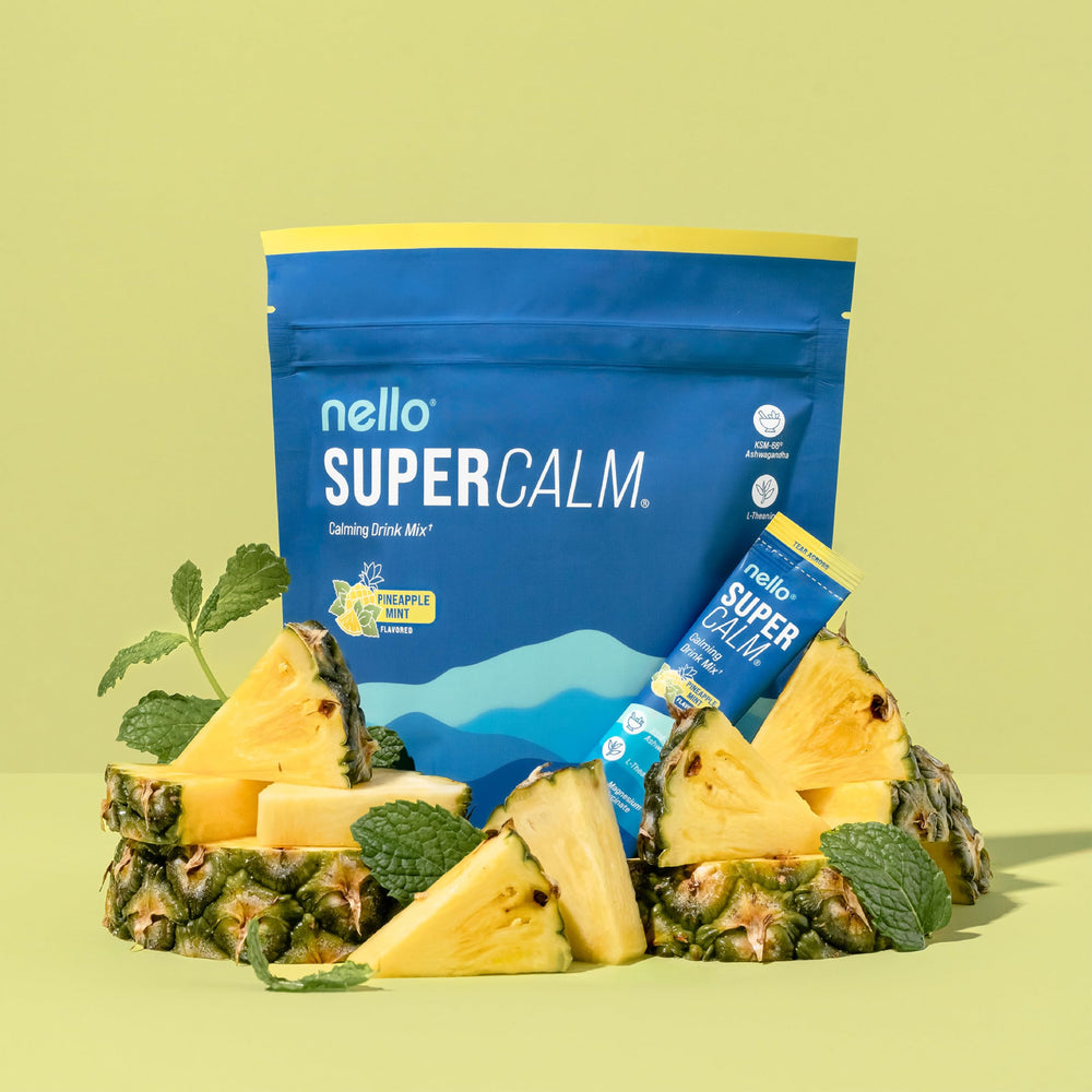 Prepared pineapple mint drink in glass with refreshing aroma.