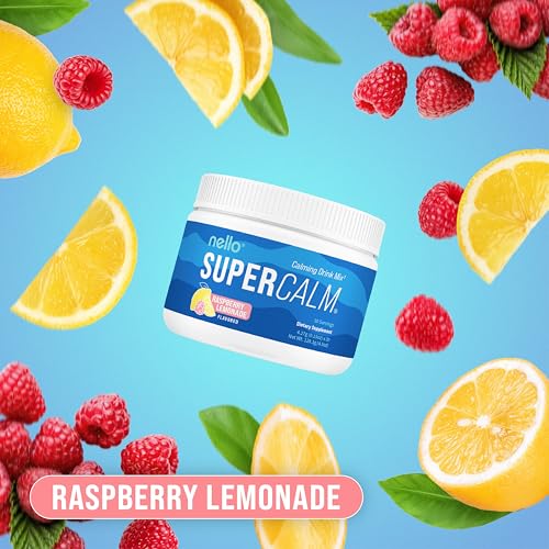 Nello Supercalm raspberry-lemonade packets ready for on the go relaxation and focus