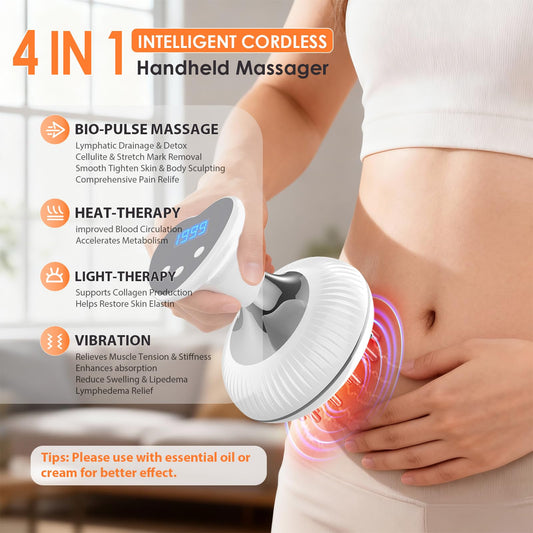 Nenrent anti-cellulite massager leg treatment boosts circulation for smoother skin