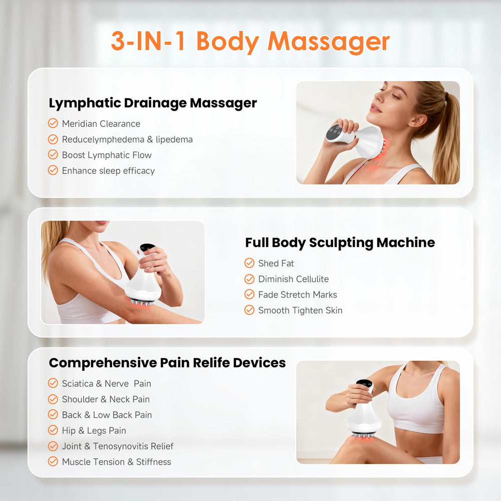 NENRENT lymphatic drainage massage action promoting circulation and swelling relief