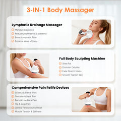NENRENT lymphatic drainage massage action promoting circulation and swelling relief