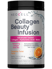 NeoCell Beauty Infusion bottle with Tangerine Twist promotes radiant skin