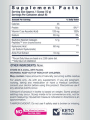 Keto-friendly NeoCell collagen powder fits into low-carb smoothies and dishes.