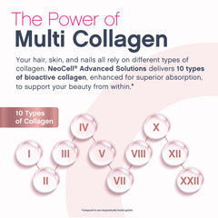 NeoCell unflavored powder dissolves easily into a smoothie.