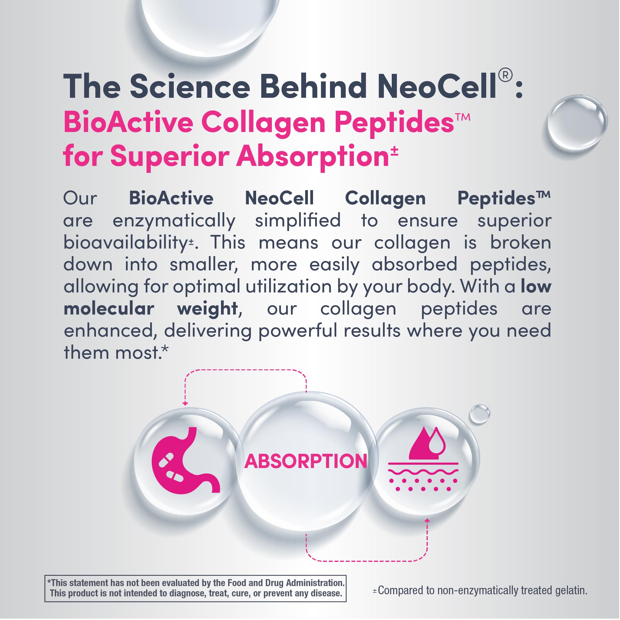 Paleo-friendly gluten-free label on NeoCell packaging