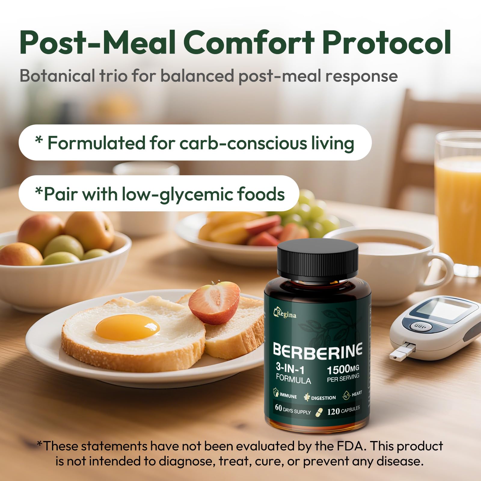 Label highlights Eurofins testing for potency and purity