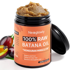 Neoglowly Batana Oil bottle shown for pure scalp nourishment and care