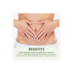 NeoLife Beta-Zyme tablets close-up highlighting dual-action formula in one bite.