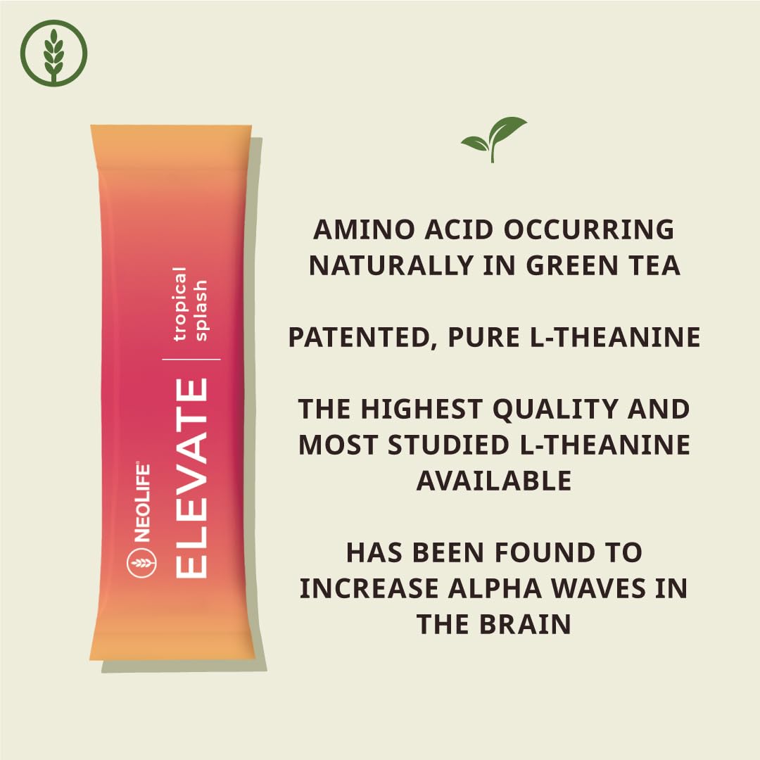 NeoLife Elevate Drink Mix bottle setup suggests quick mixability