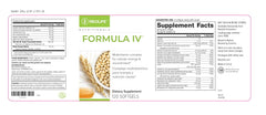 NeoLife Formula IV enzyme blend infographic illustrating digestion support.