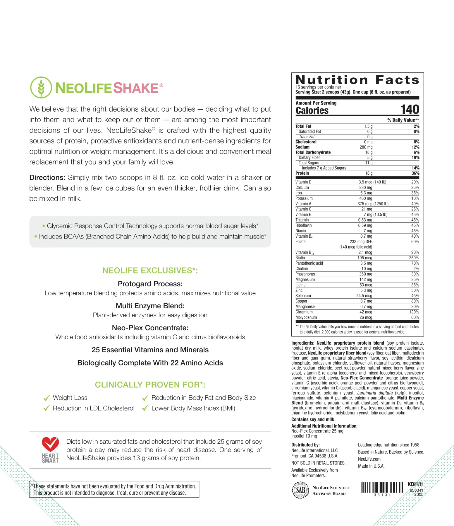 NeoLife Shake on-the-go serving illustrates easy, ready-to-mix nutrition for workouts.