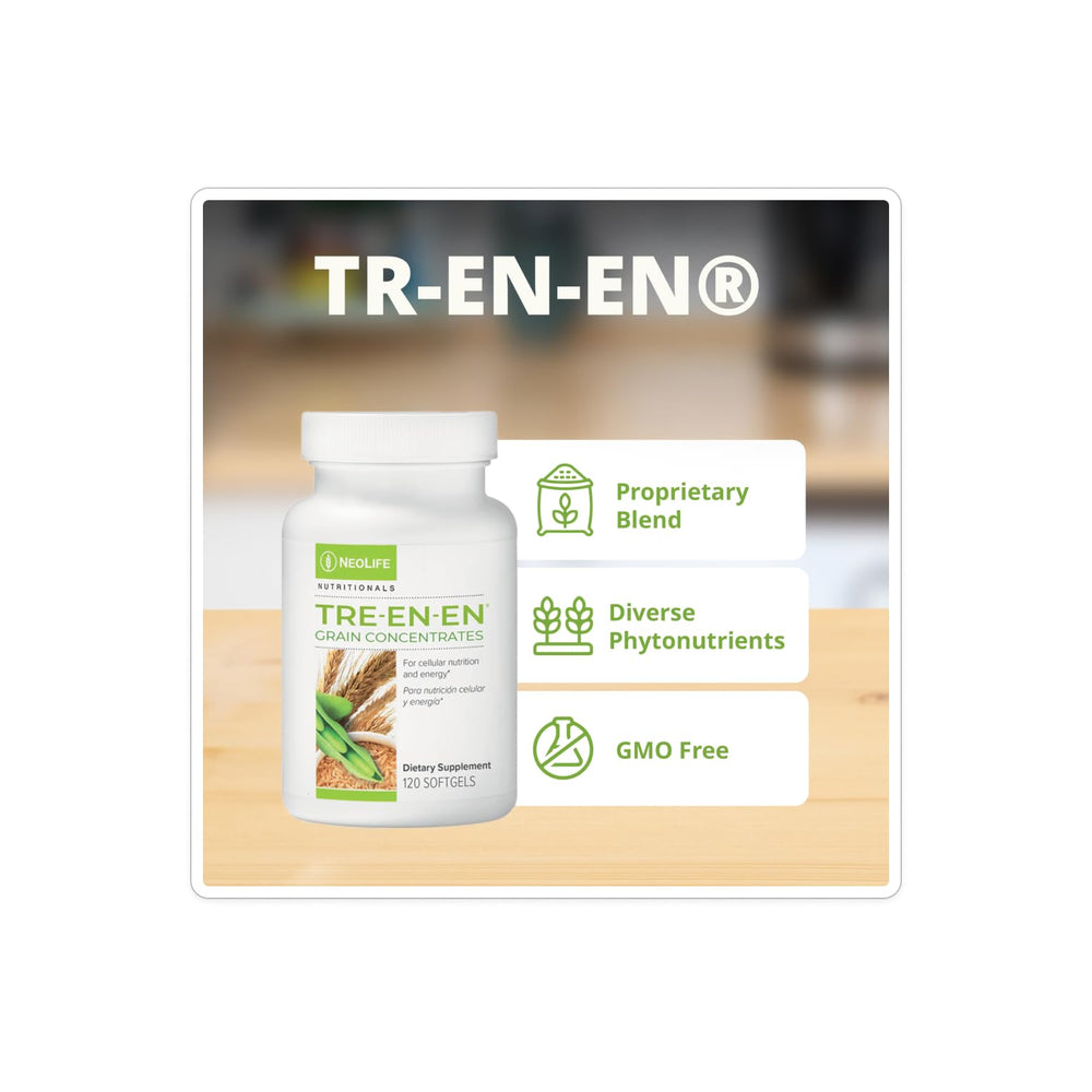 NeoLife TRE-en-en softgel capsules close-up for easy daily intake