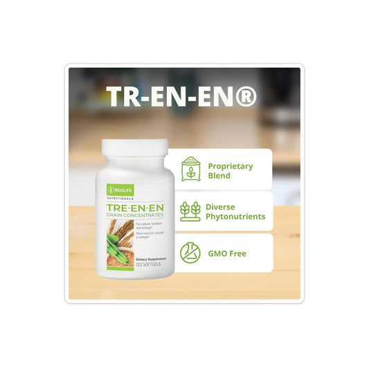 NeoLife TRE-en-en softgel capsules close-up for easy daily intake