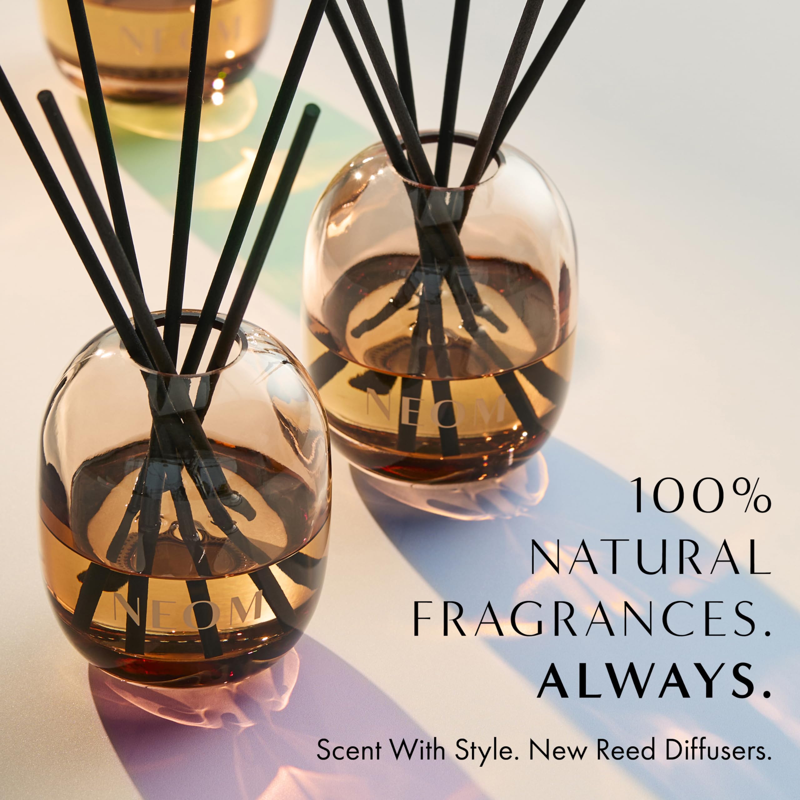 NEOM Feel Refreshed refill reeds for adjustable fragrance strength