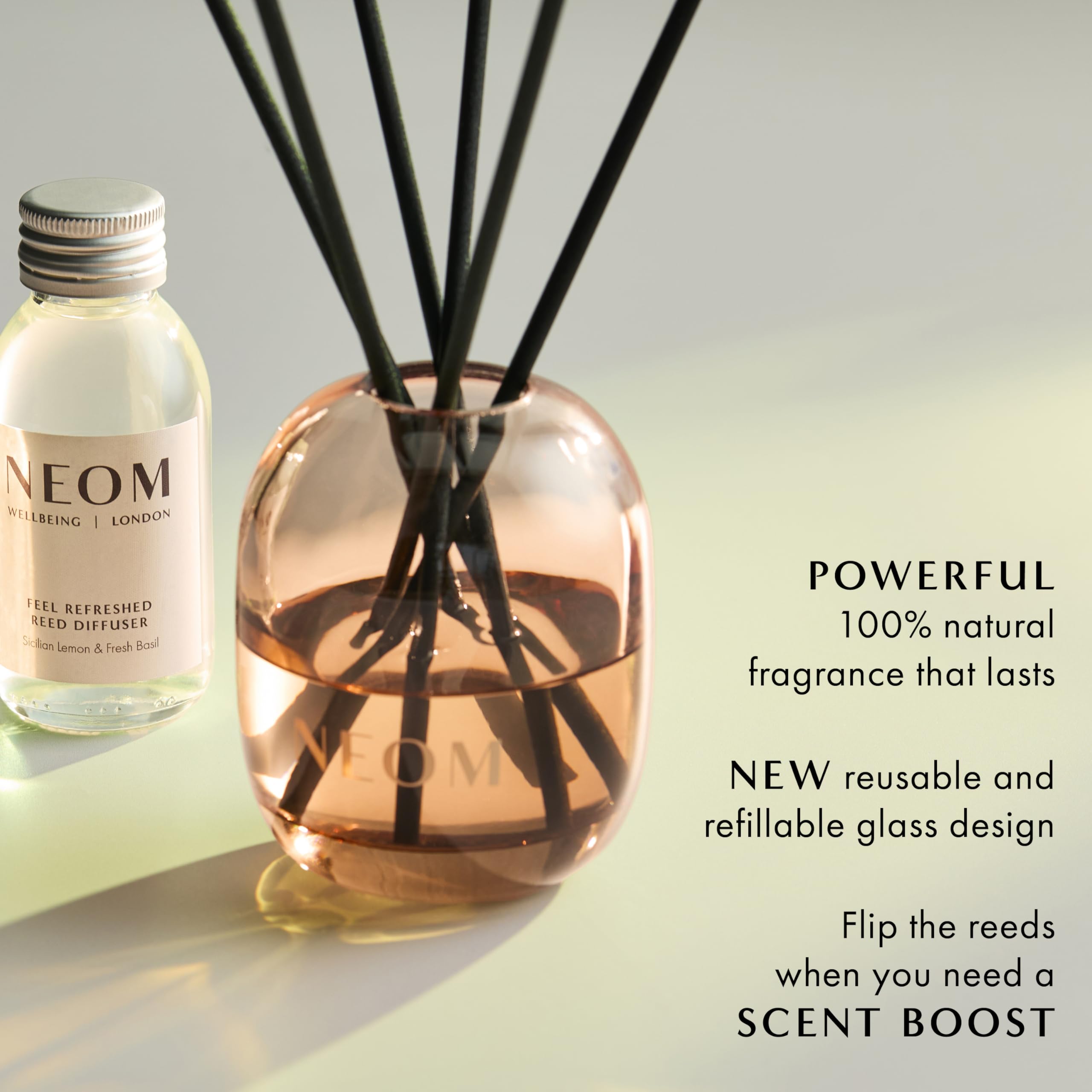 NEOM Feel Refreshed Sicilian Lemon aroma brightens spaces