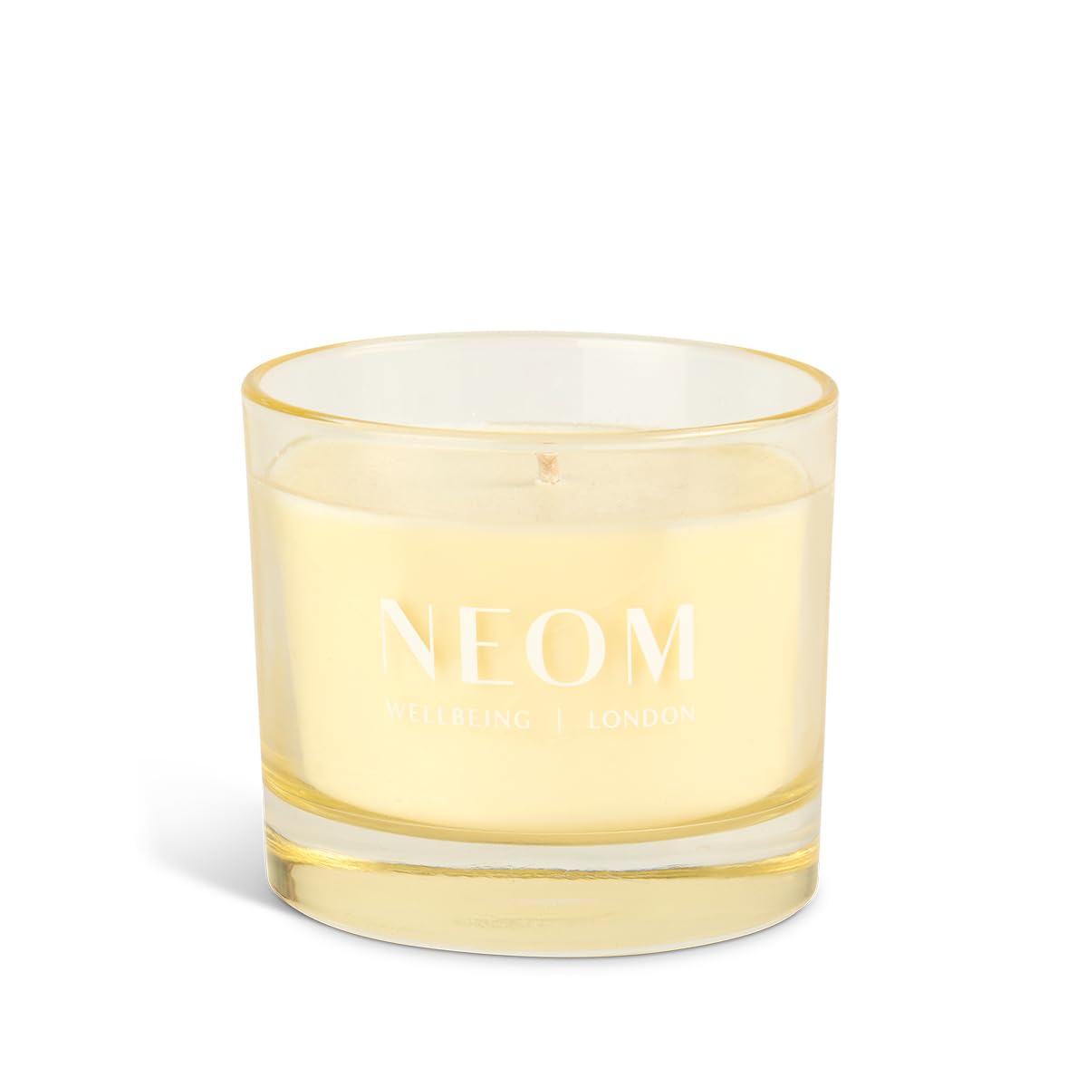 Hand-finished NEOM candle emphasizes quality and craft in every detail