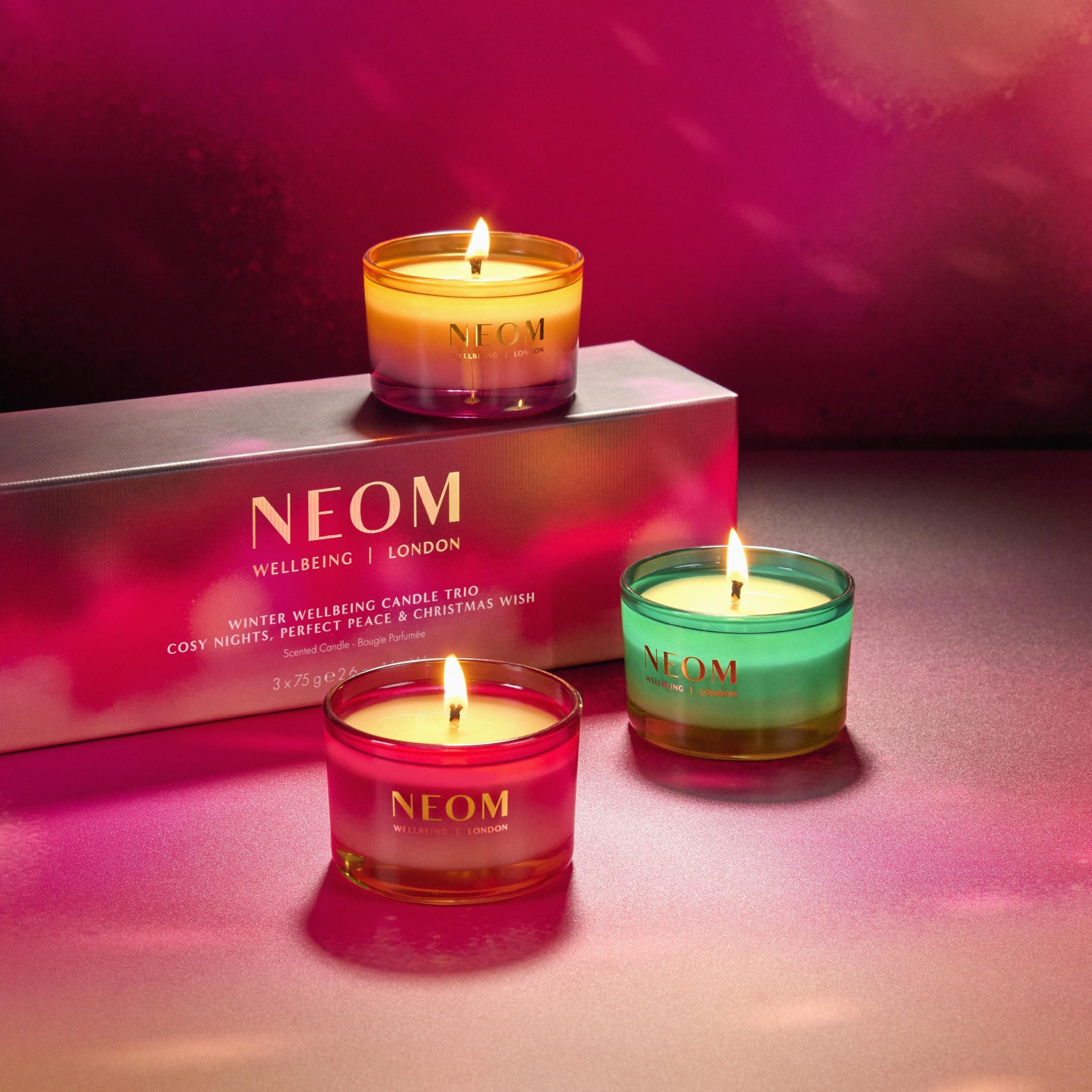 NEOM Cosy Nights 75g candle for warm evenings