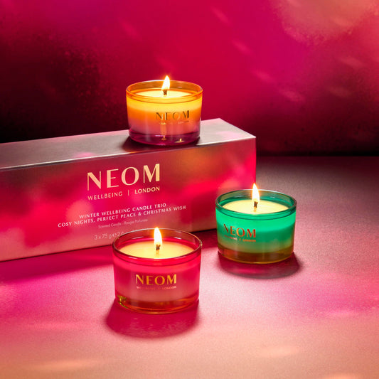 NEOM Cosy Nights 75g candle for warm evenings