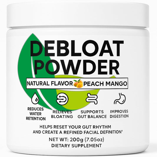 Neonomicon Debloat Powder tub closeup showing texture for daily comfort