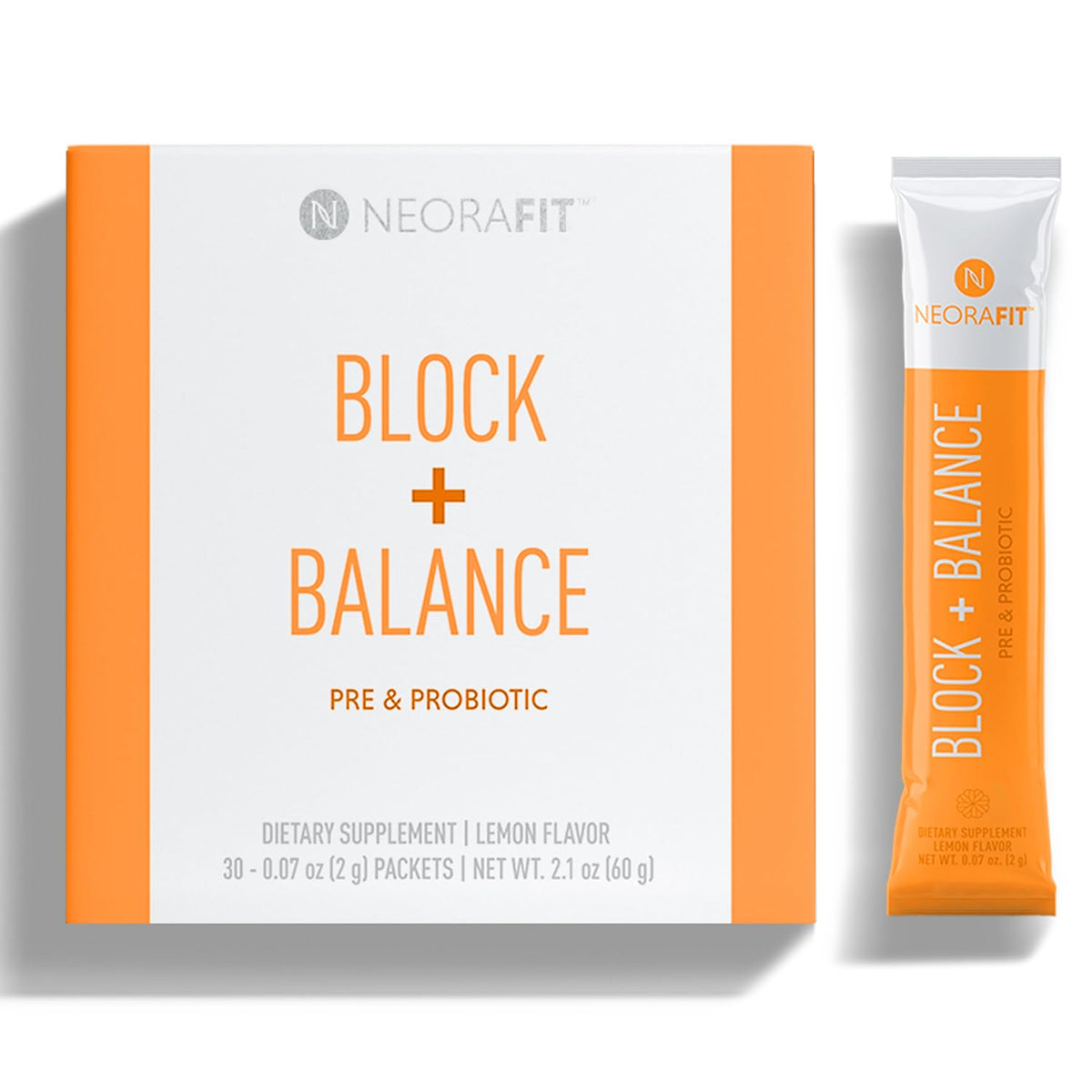 NEORA NeoraFit block-balance stick pack for daily wellness on the go.