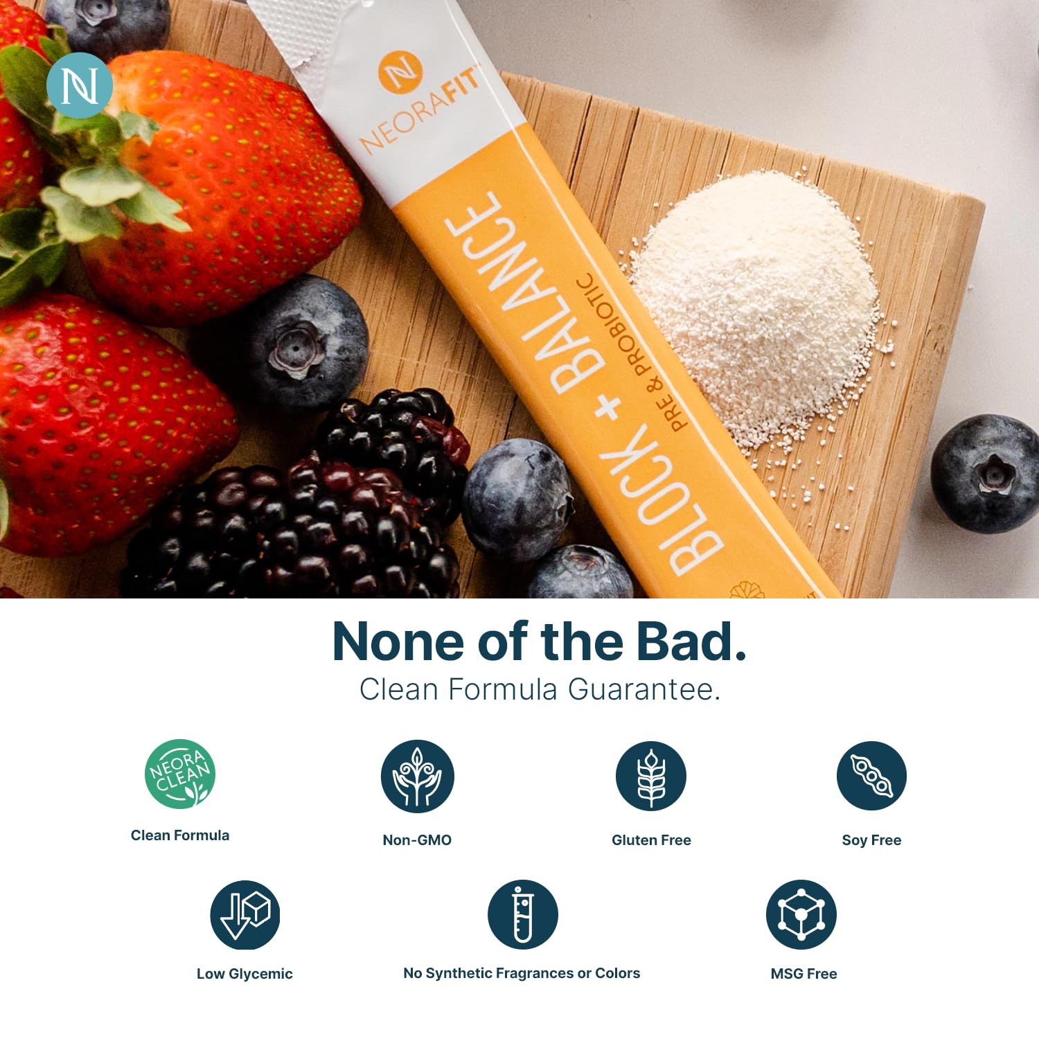 NEORA NeoraFit on-the-go packaging delivers quick nutrition without refrigeration.