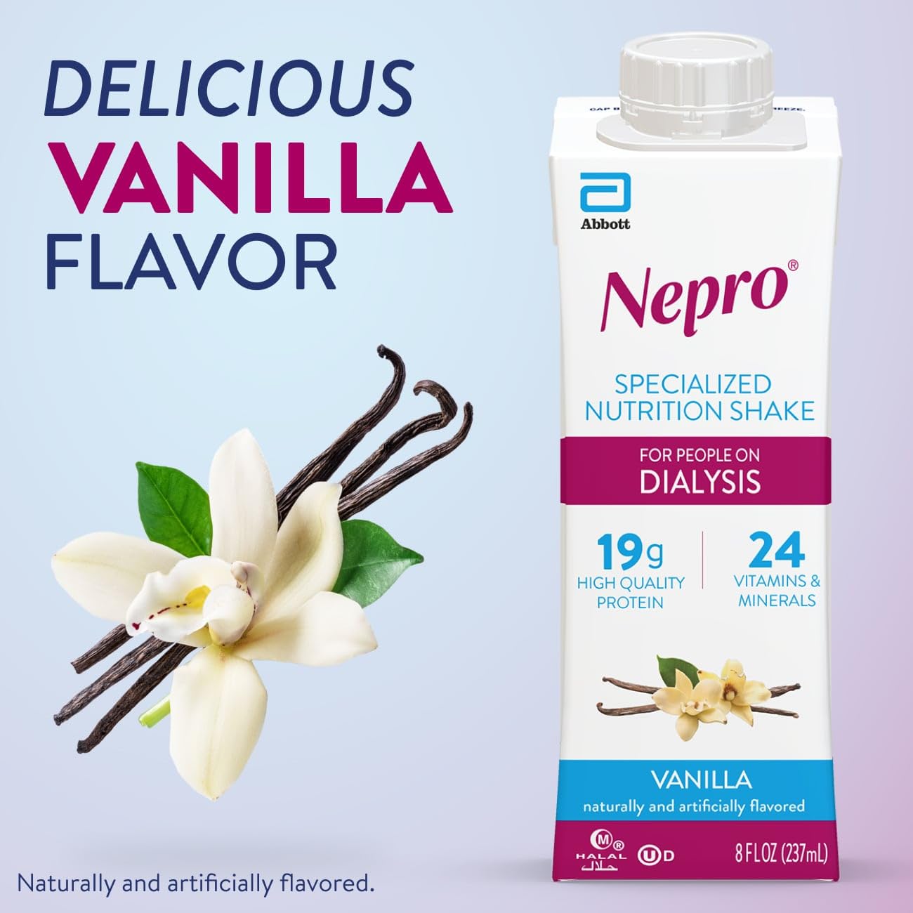 Nepro mixed berry shake bottle with vibrant flavor and texture