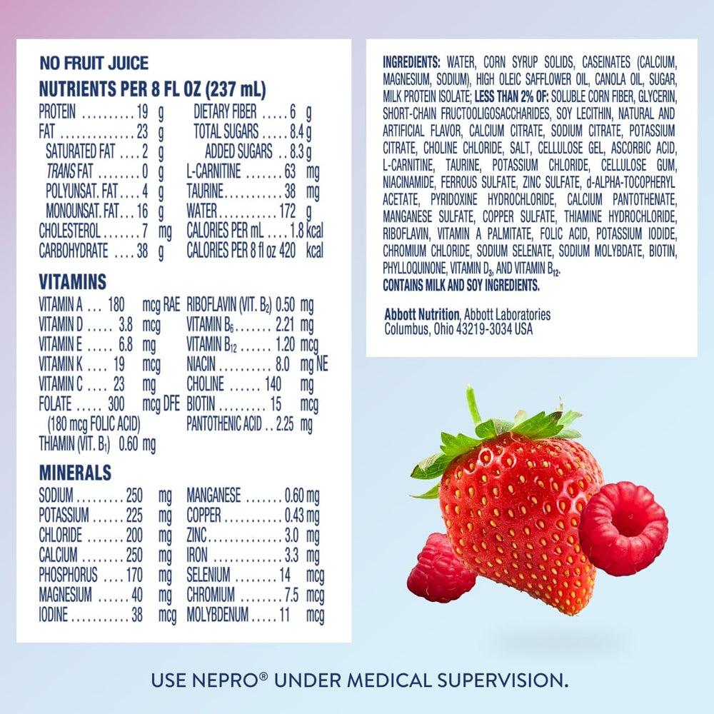 Nepro 24-pack box emphasizing convenient ready-to-drink nutrition