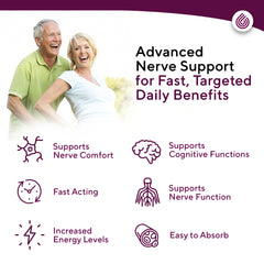 NERVE RENEW bottle pour shows easy daily dosing.