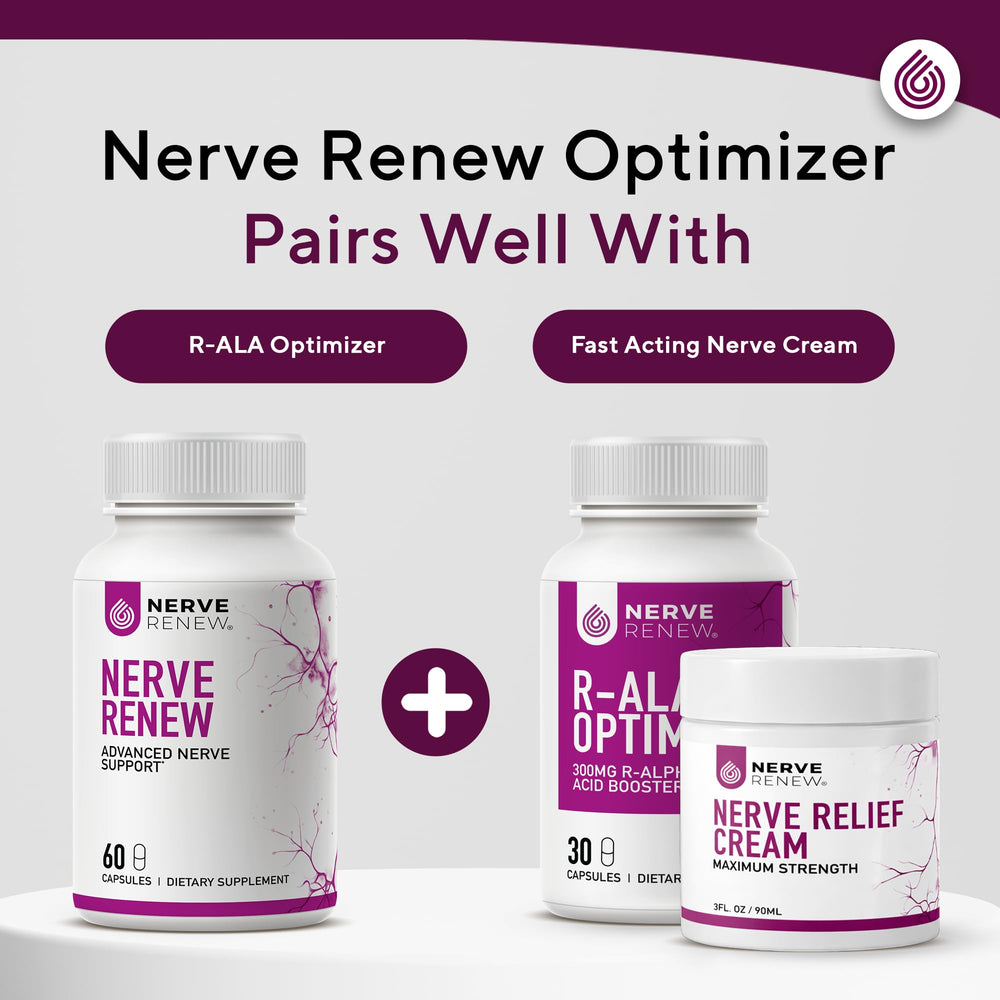 NERVE RENEW capsule display signaling easy self-care.