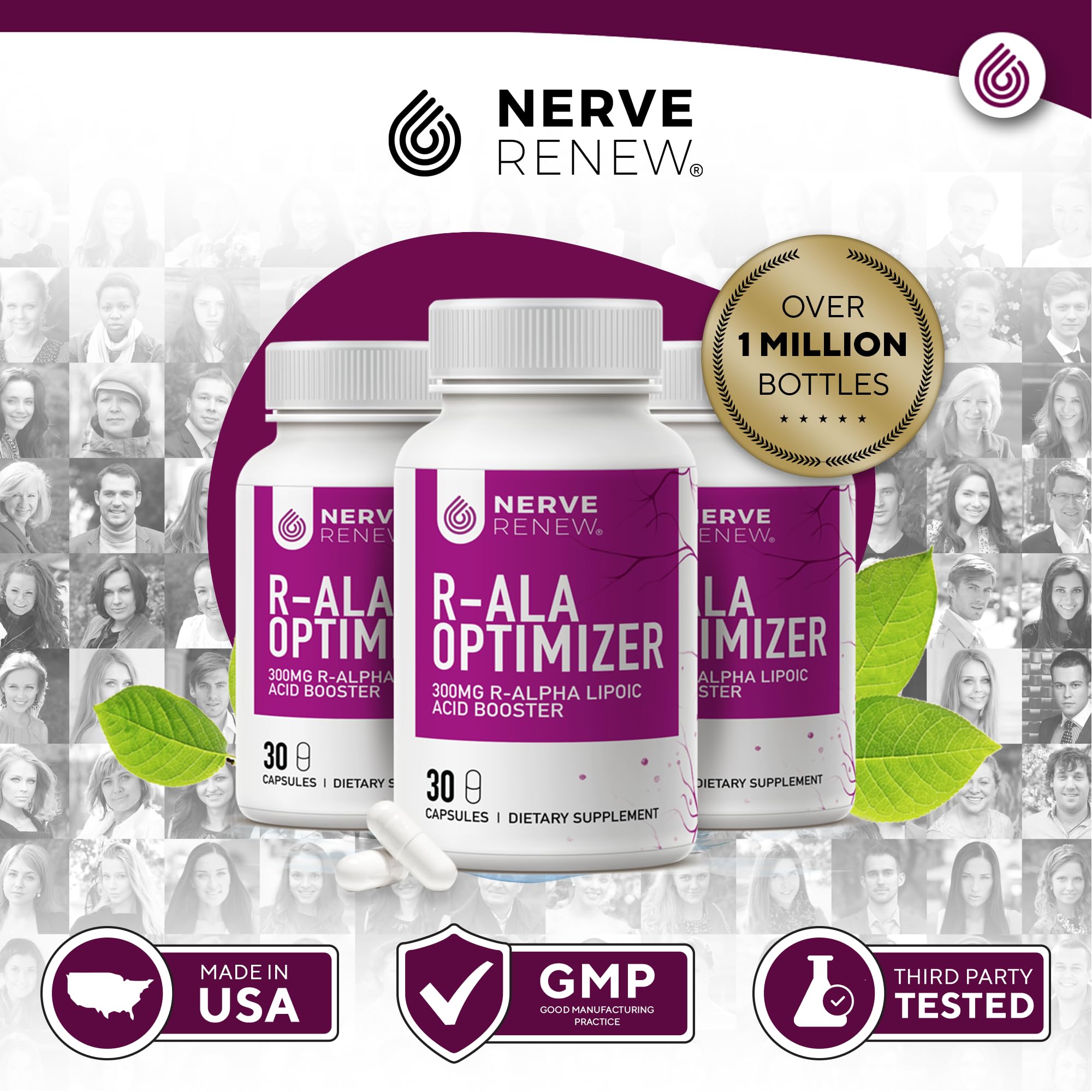 Nerve Renew Optimizer on dresser suggesting part of a daily routine.