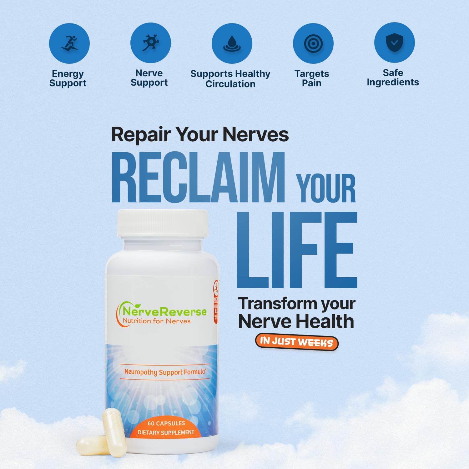 NerveReverse daily self-care ritual illustrating morning and night use