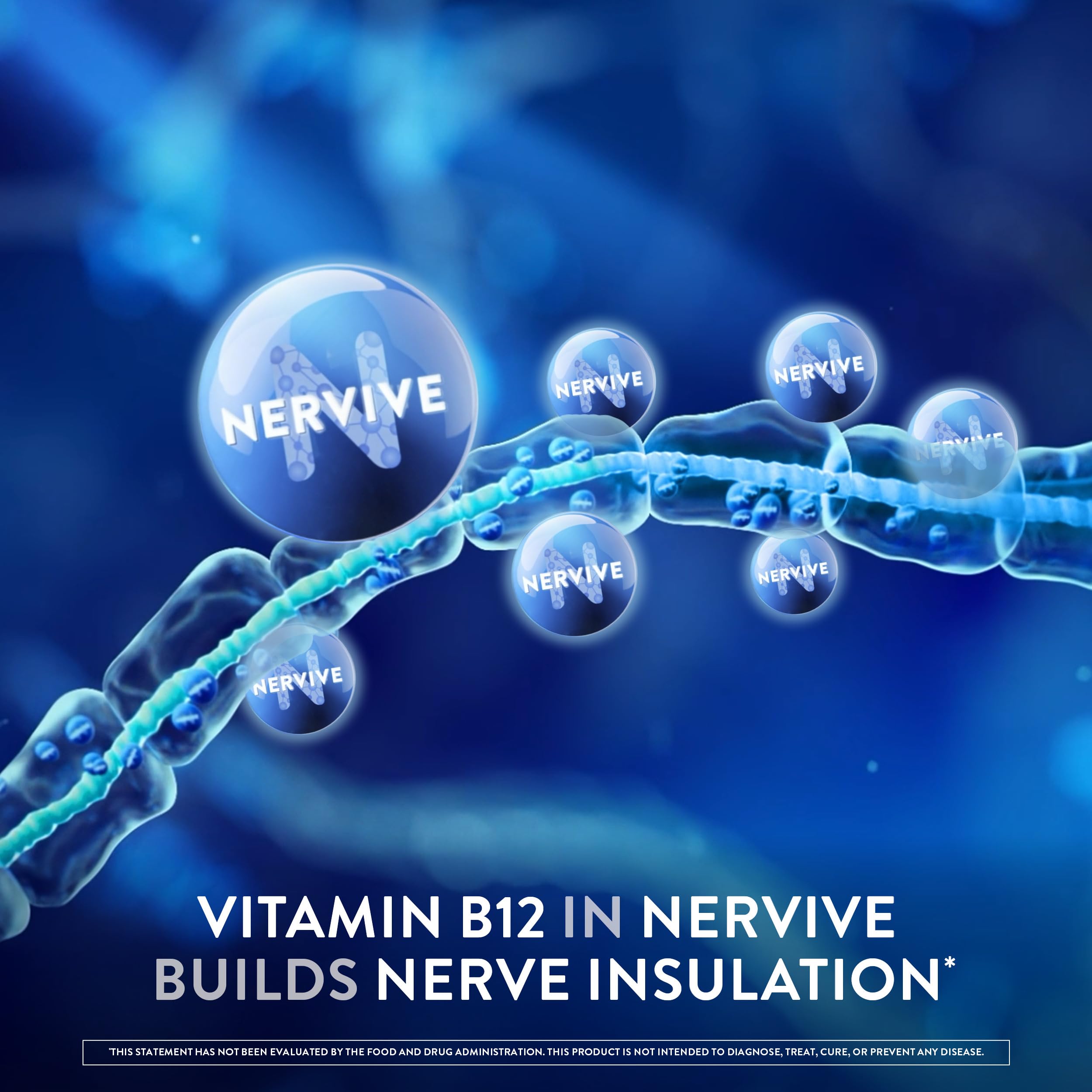 Nervive Nerve Health daily-dose tablet line suggests easy daily routine
