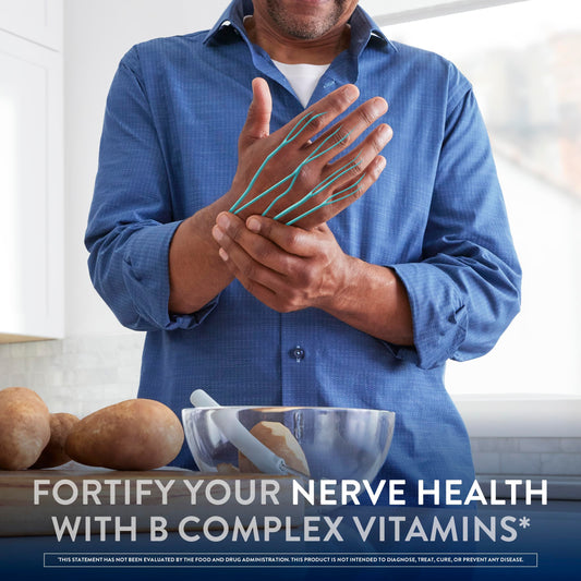 Nervive Nerve Health tablets closeup highlights Alpha Lipoic Acid for circulation support