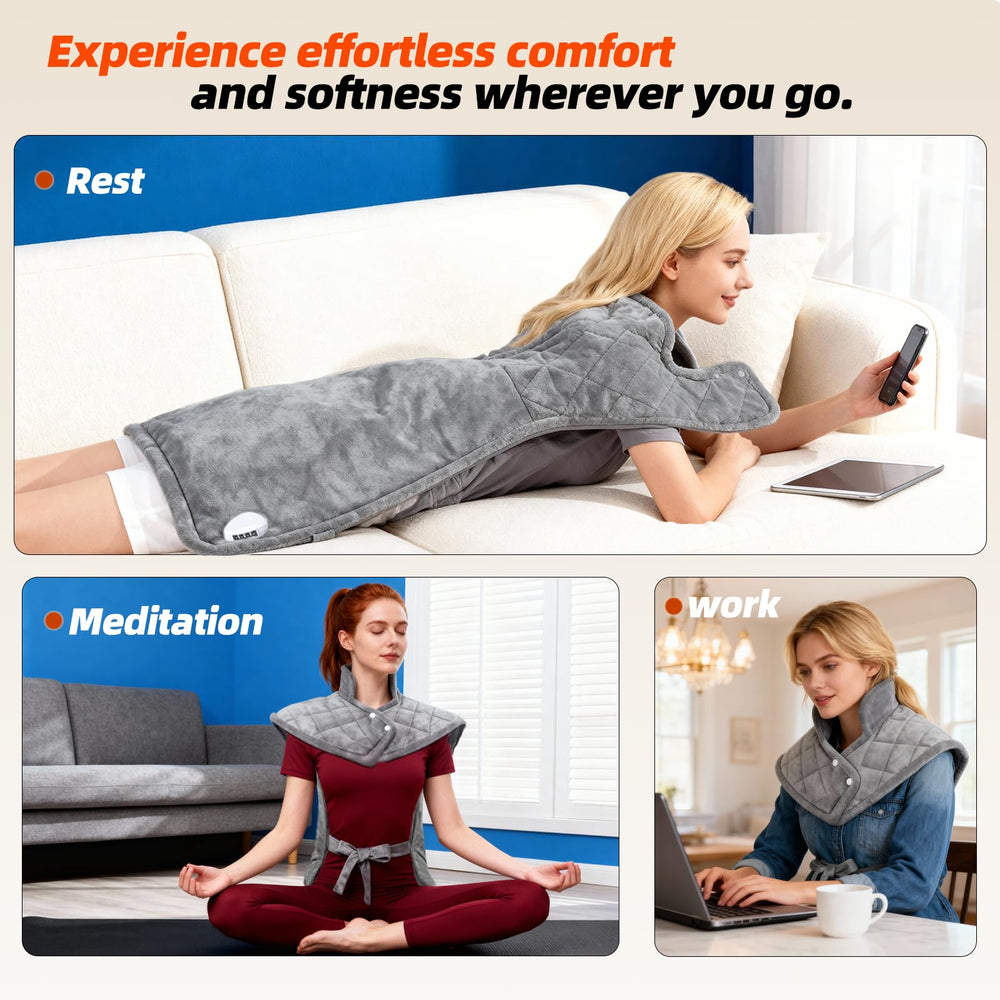 Netraty heating pad even heat distribution for consistent warmth