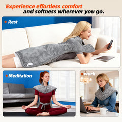 Netraty heating pad even heat distribution for consistent warmth