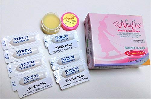 NeuEve Gold formula bottle highlights hormone-free nourishment
