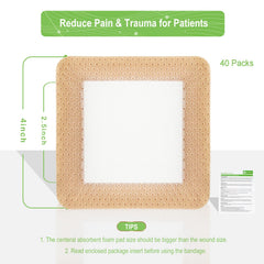 Leg ulcer care with cushion protection from NeuHeils foam dressing