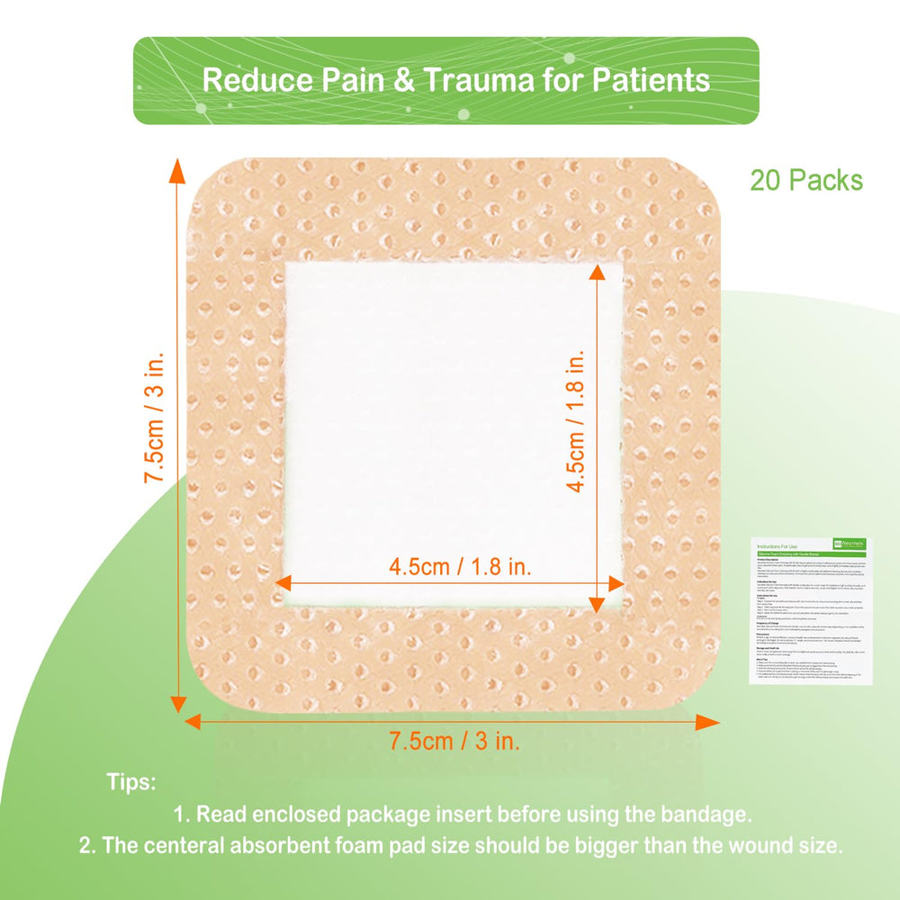 NeuHeils latex-free label indicating skin-friendly wound care.